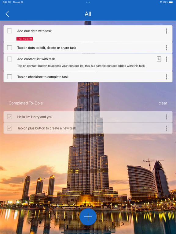 Screenshot #5 pour TickDo- Lists,Tasks & Contacts