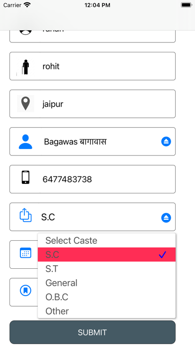 MeData Project Screenshot