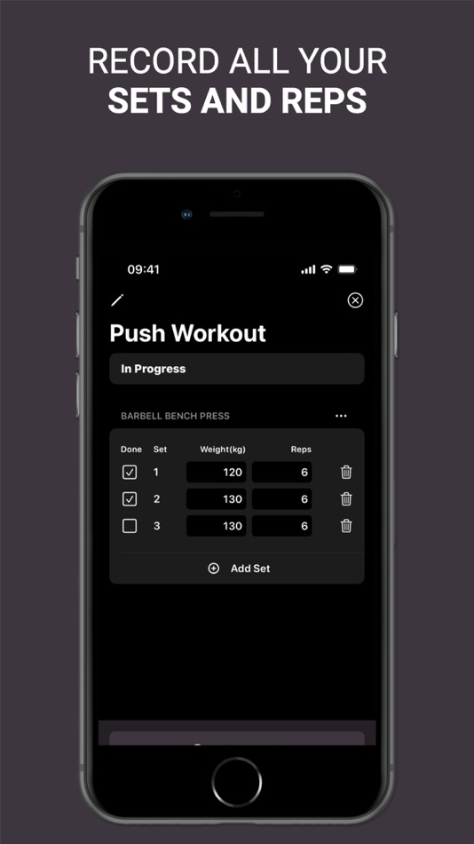 #2. Set & Rep Counter Workout Log (iOS) By: Ten Labs Ltd