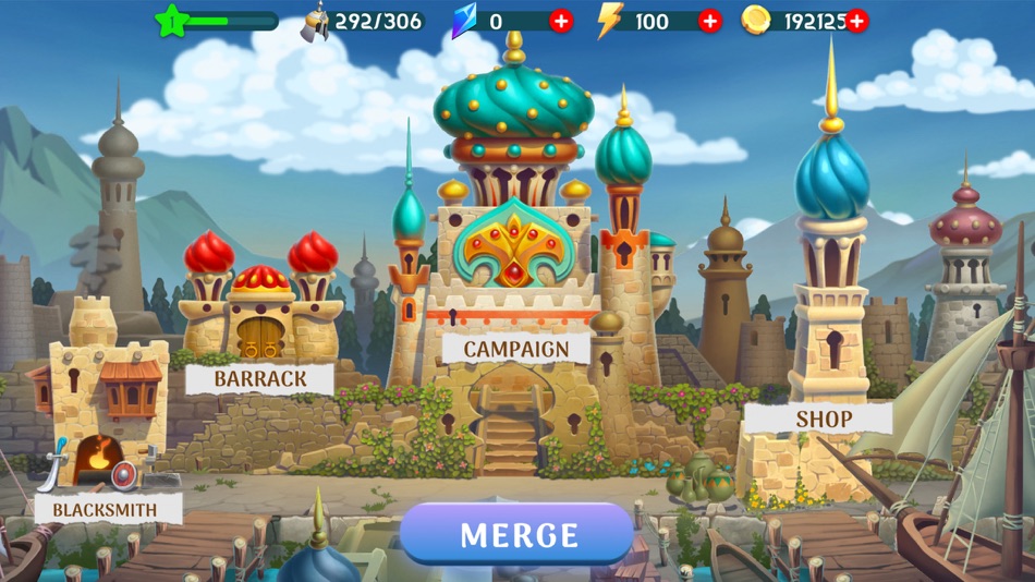 #7. Sultan Merge (iOS) Bởi: Cherrypick Games S.A.