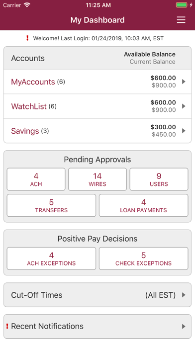 WBT Treasury Solutions Screenshot