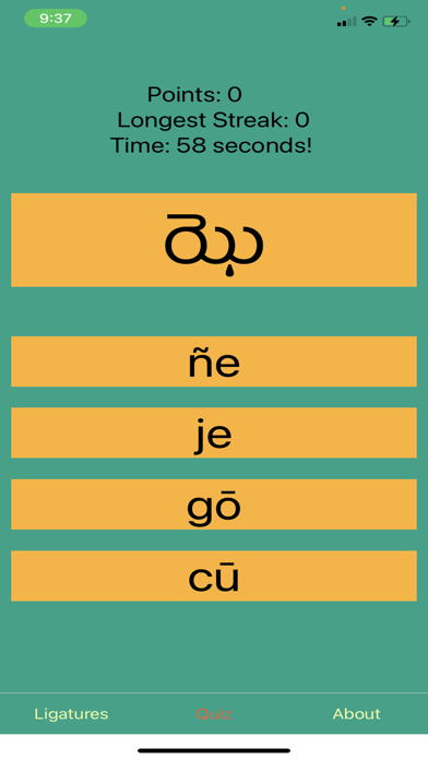Learn Telugu Script! Screenshot