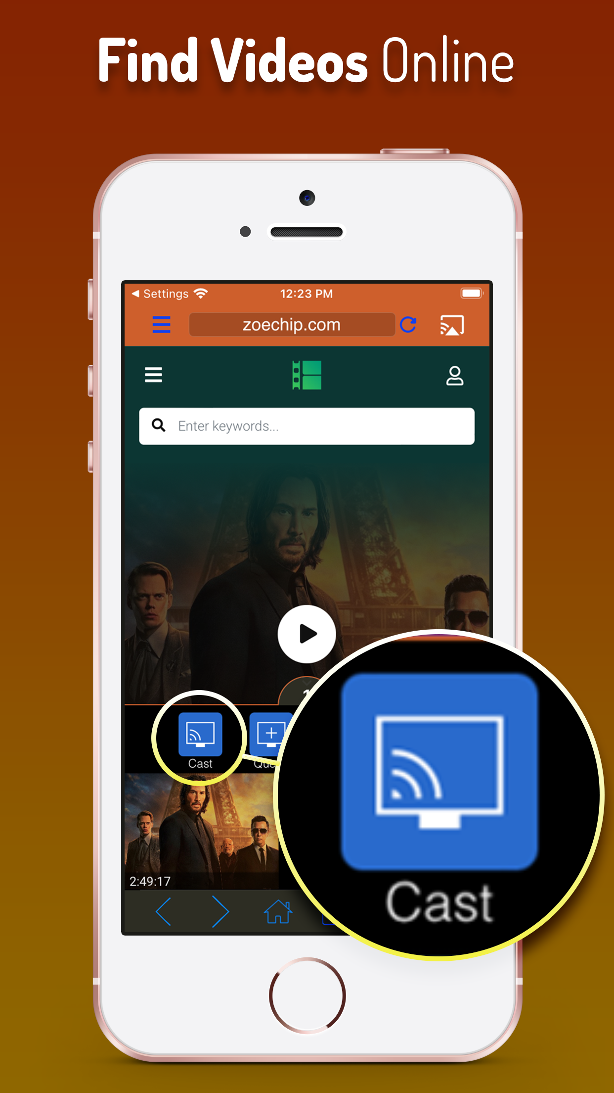 Cast Web Videos to TV - iWebTV screenshot 3