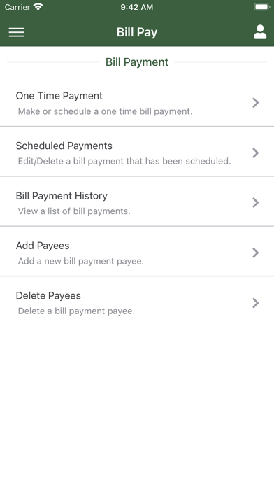 Bank of Ripley Mobile Banking Screenshot