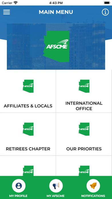 AFSCME Arizona Screenshot