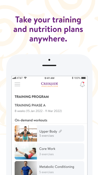 Creekside Fitness Screenshot