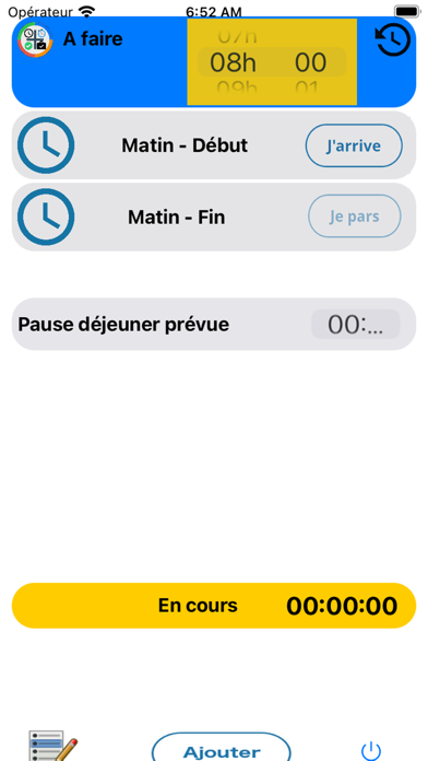 Gestion Quotidienne du Travail Screenshot