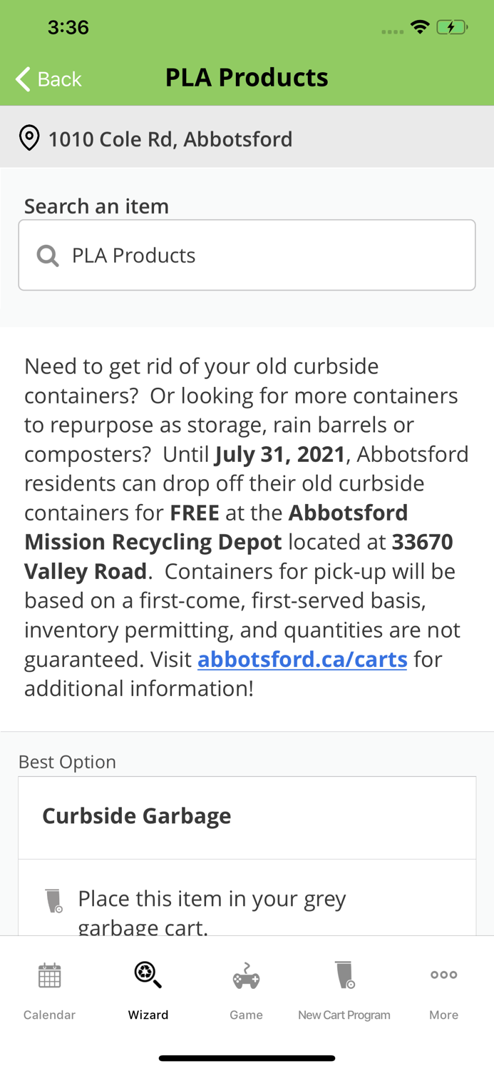 Abbotsford Curbside Collection
