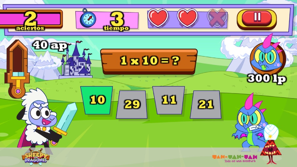 #4. Sheepy Vs Los Dragones (iOS) By: Inoma