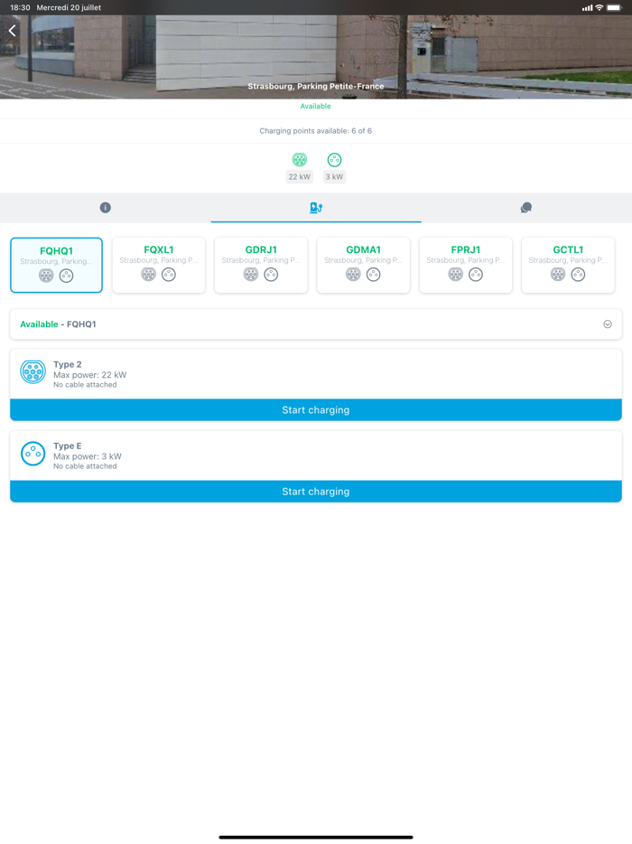 Freshmile – Charge points