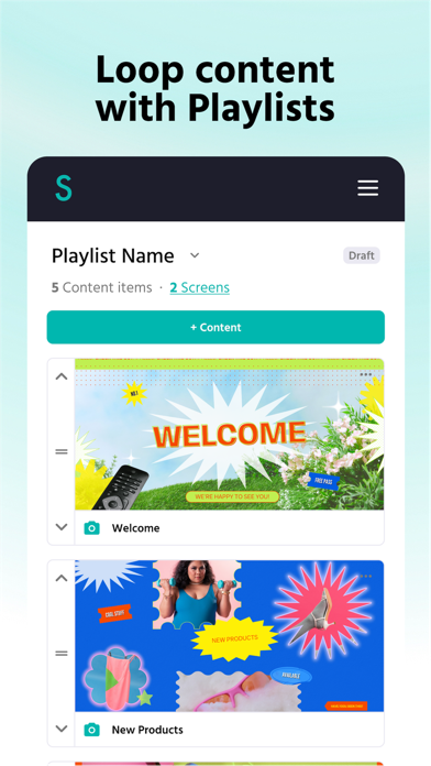 Skoop Signage Screenshot