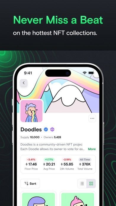 LooksRare Portfolio Screenshot