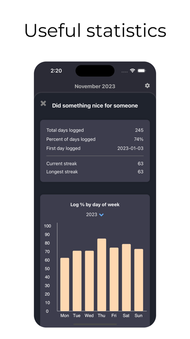 Track Habits - A Habit Tracker Screenshot