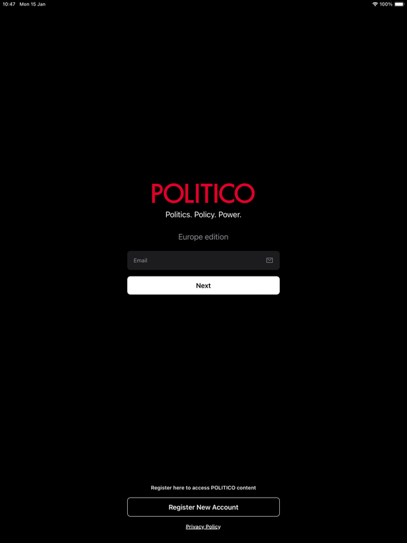 Screenshot #4 pour POLITICO Europe Edition