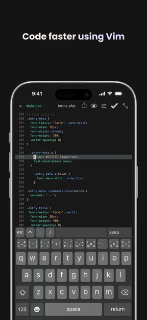 ‎Buffer Editor - Code Editor Screenshot