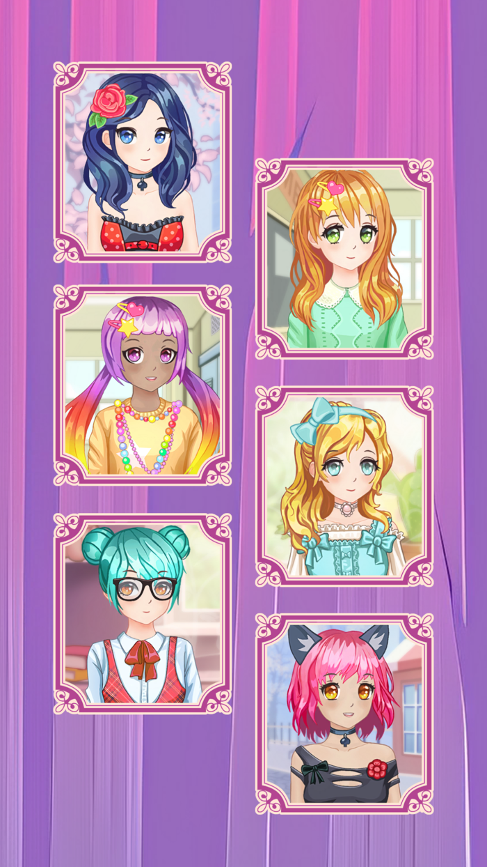 DIY Paper Anime Girl Dress Up