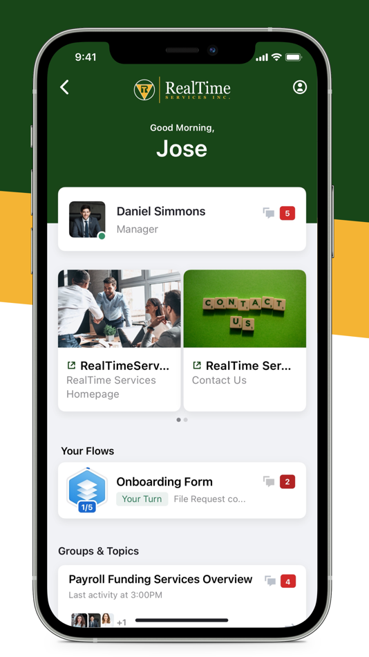 #1. RTS Client Portal (iOS) By: RealTime Services, Inc.