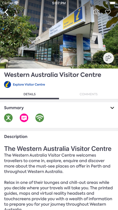 Australian Visitor Centres Screenshot