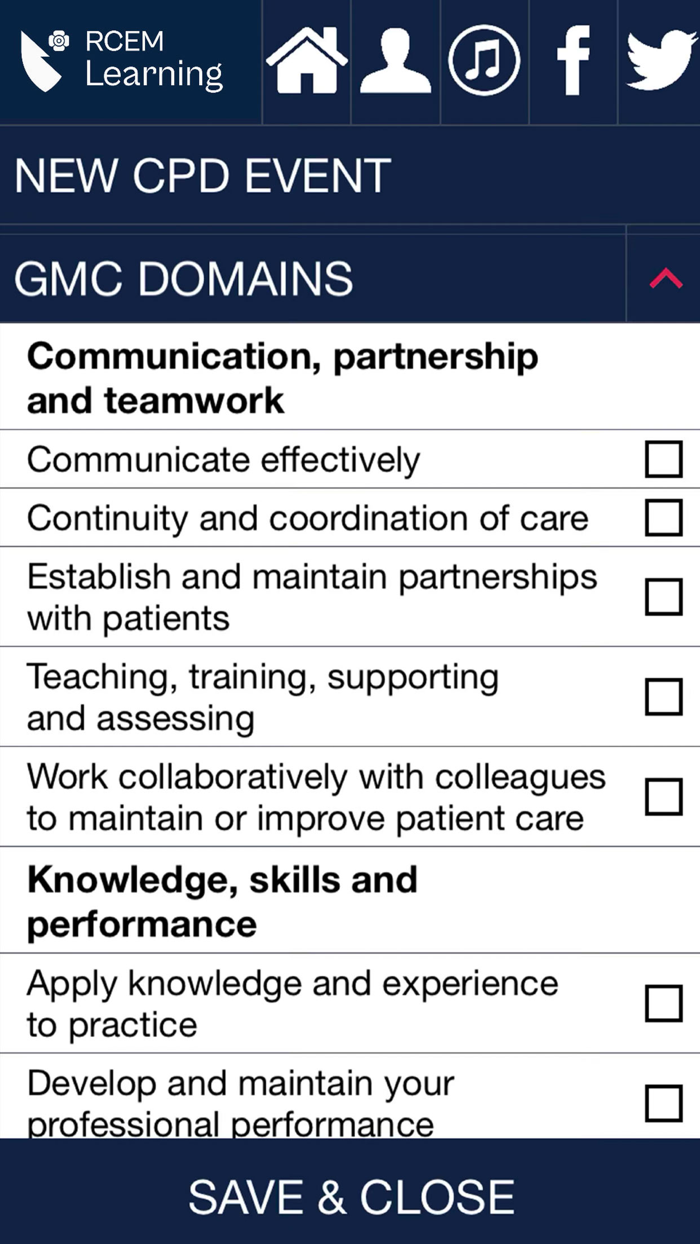 RCEMLearning CPD Diary