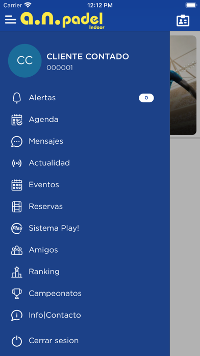 AN Padel Indoor Screenshot