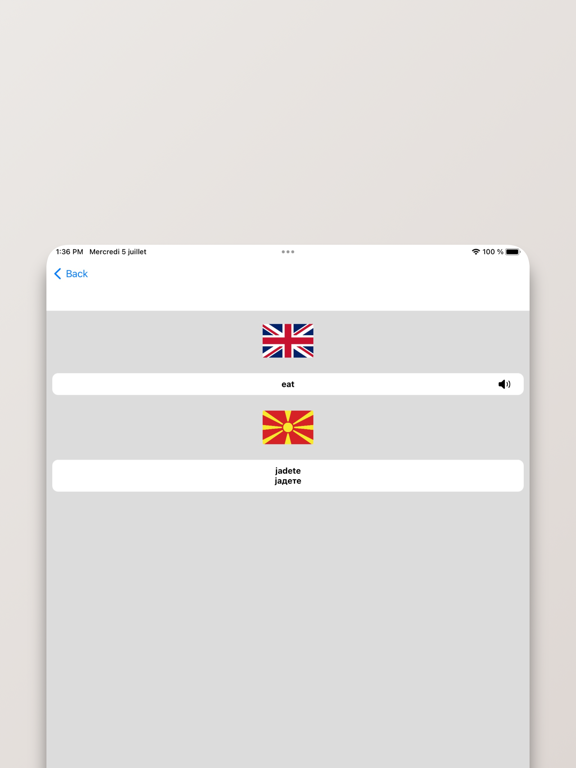 Macedonian-English Dictionary iPad screenshot 2 - Reference app