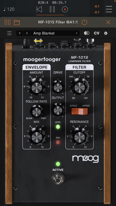 Screenshot #1 pour MF-101S Lowpass Filter