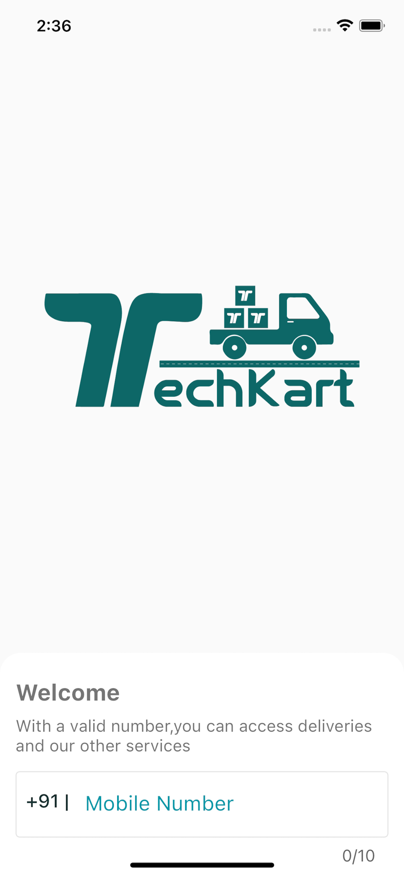 Techkart - Goods Delivery App