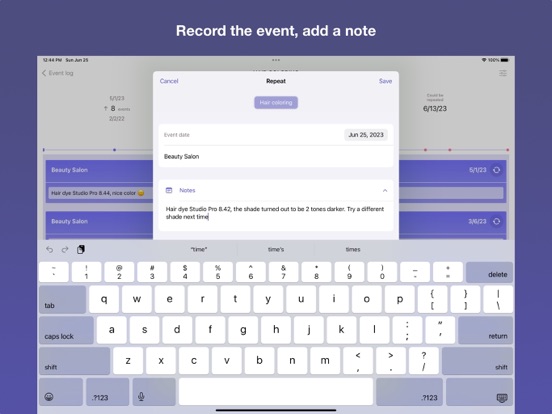 Screenshot #5 pour Repeating events
