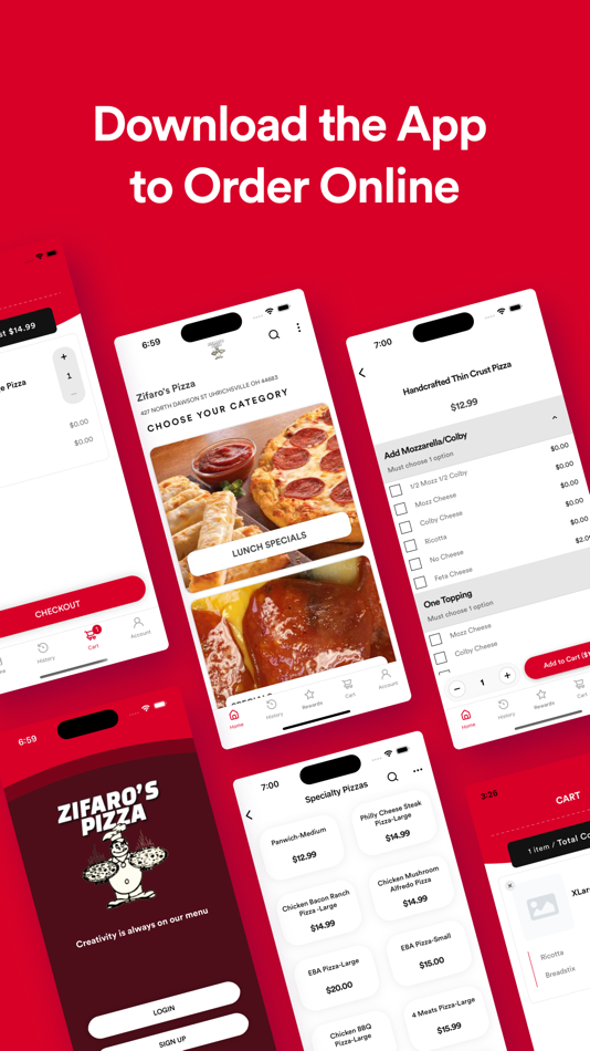 #1. ZIFARO'S PIZZA (iOS) 由: Zaytech Corp