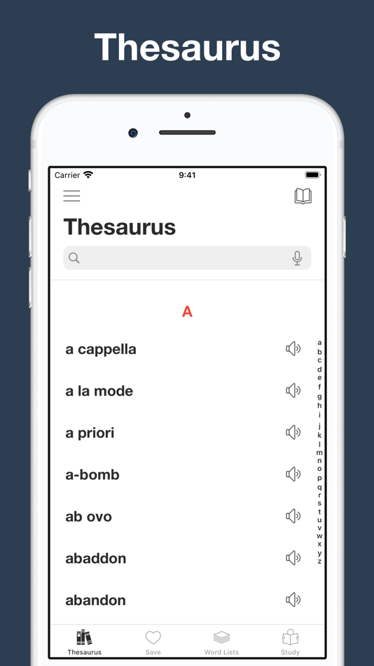 Moby Thesaurus - extended - 2.0 - (iOS)