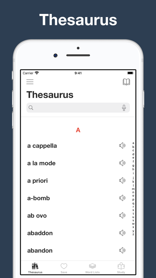#1. Moby Thesaurus - extended (iOS) 由: Thuy Duong