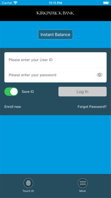 Kirkpatrick Bank Mobile Screenshot