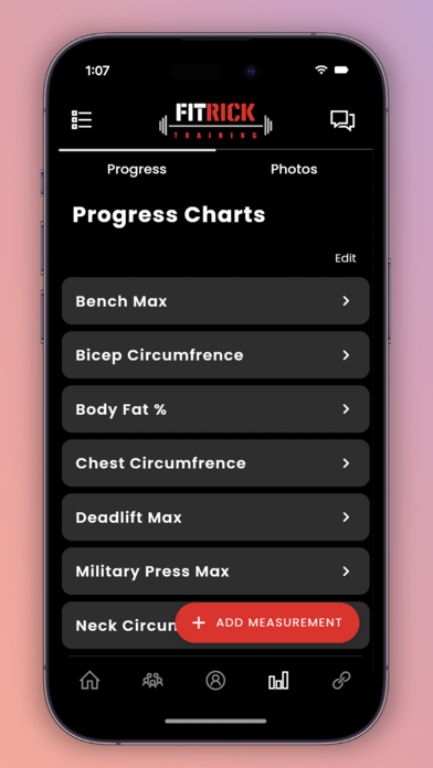 FitRick Training Screenshot