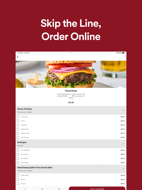 Lucy's Café iPad screenshot 4 - Food & Drink app