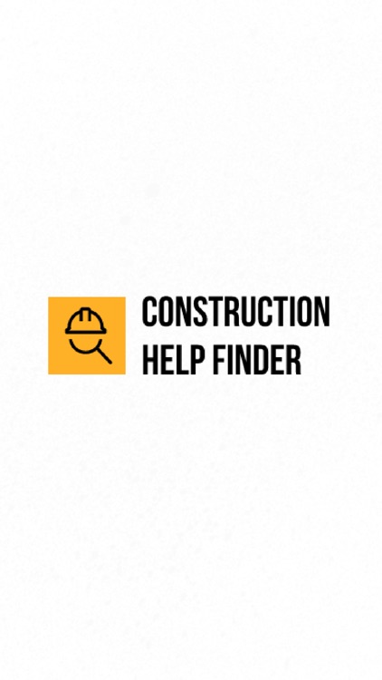 Construction Help Finder (CHF)