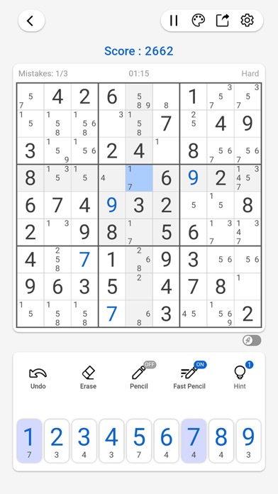 Sudoku - Number Brain Gamesのおすすめ画像3