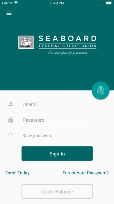 Seaboard FCU Mobile App Screenshot