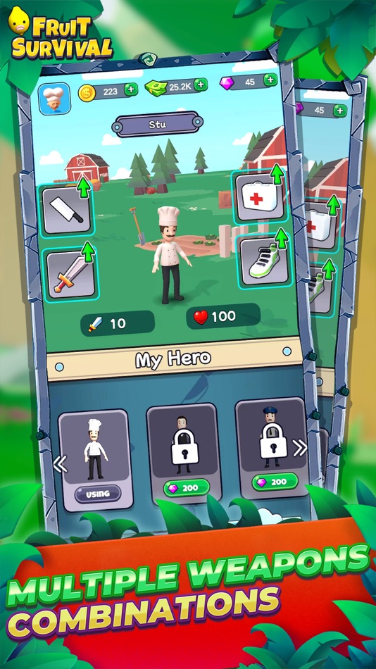 #4. Fruit Survival .io (iOS) โดย: 晓云 陈
