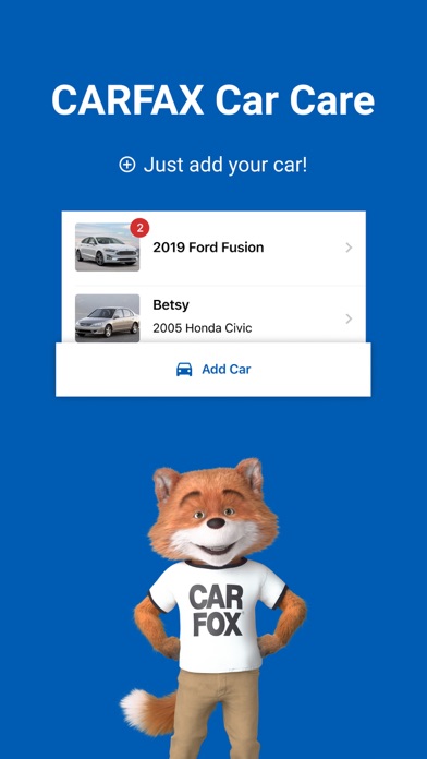 CARFAX Car Care Screenshot