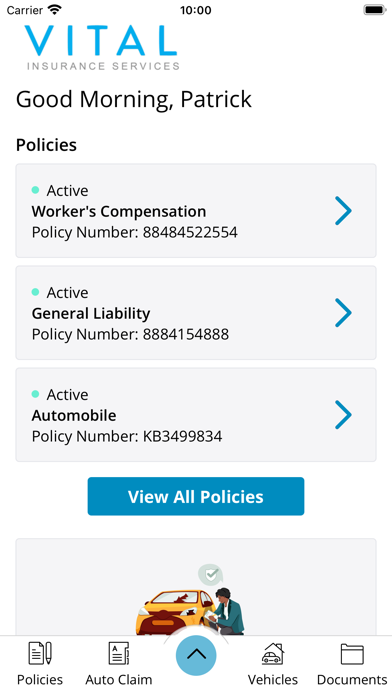 Vital Insurance Services Screenshot