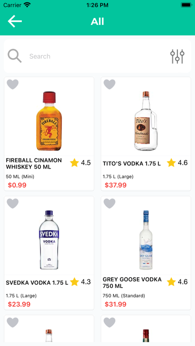 Blue Streak Wines & Spirits Screenshot