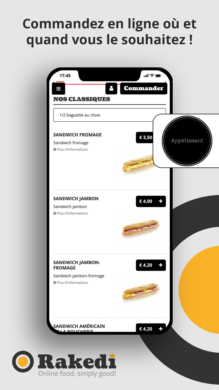 Sandwicherie Appetissant