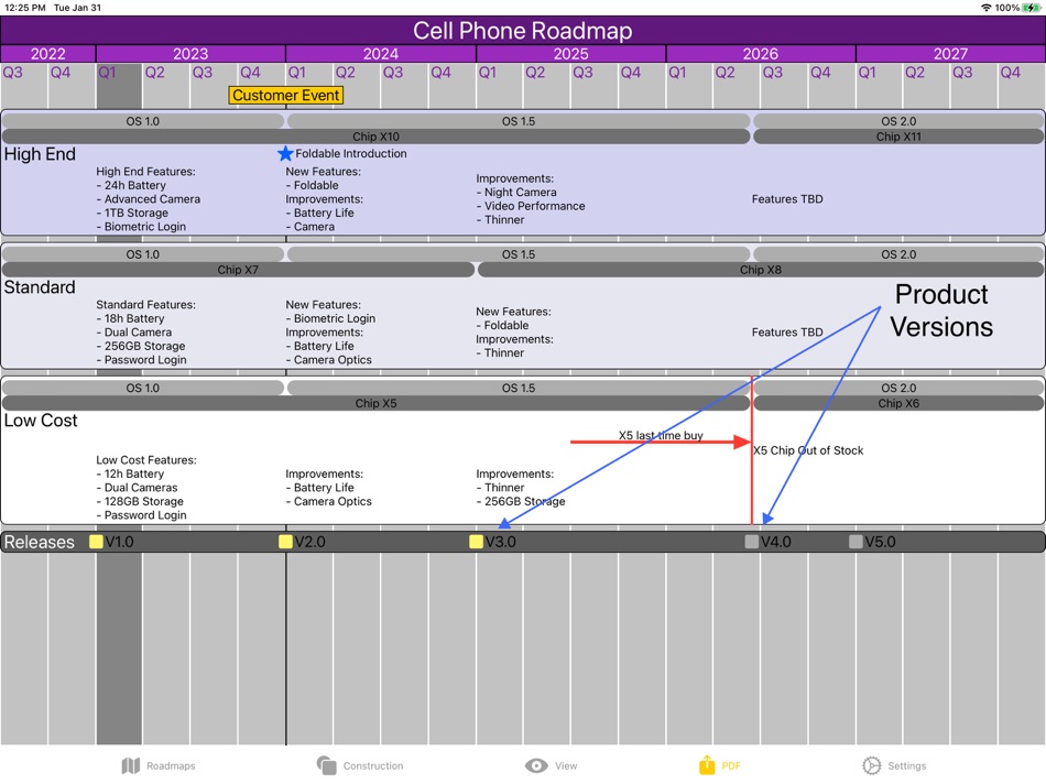 #7. Roadmap Maker (iOS) 由: Brad Pratt