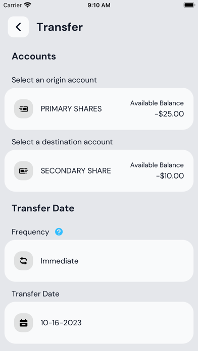 Pioneer Valley Credit Union Screenshot