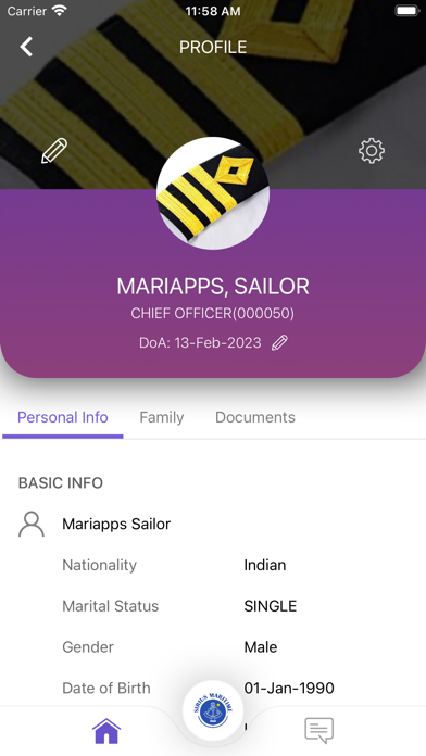 Seafarer Portal SiriusMaritime Screenshot
