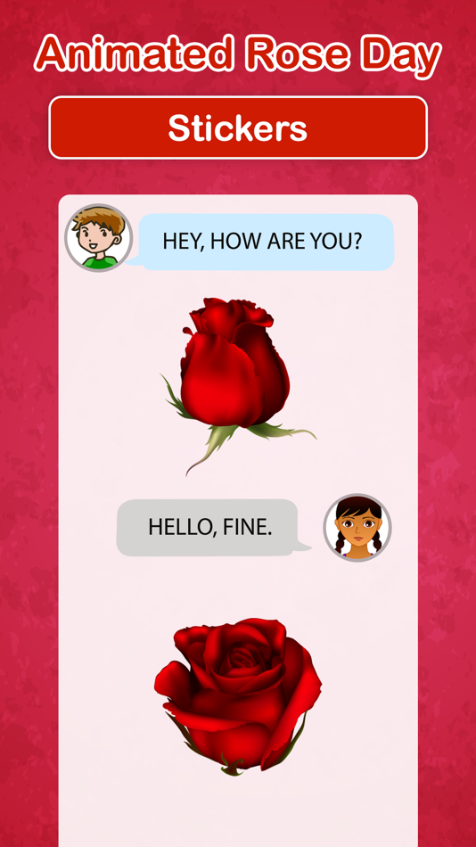 Animated Rose Day Stickers - 1.2 - (iOS)