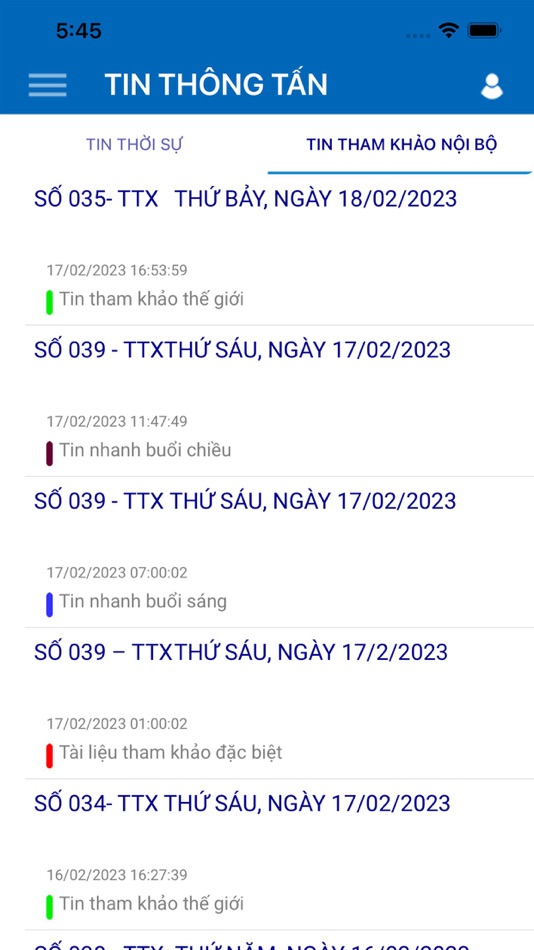 #3. Tin Thông Tấn (iOS) 由: TTXVN