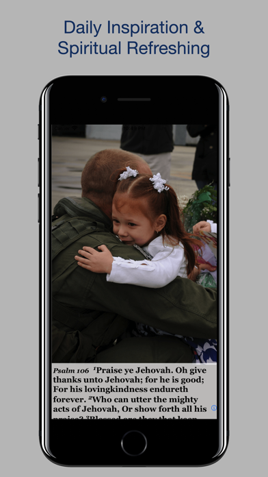 Navy Psalm Daily Quotes ASV Screenshot
