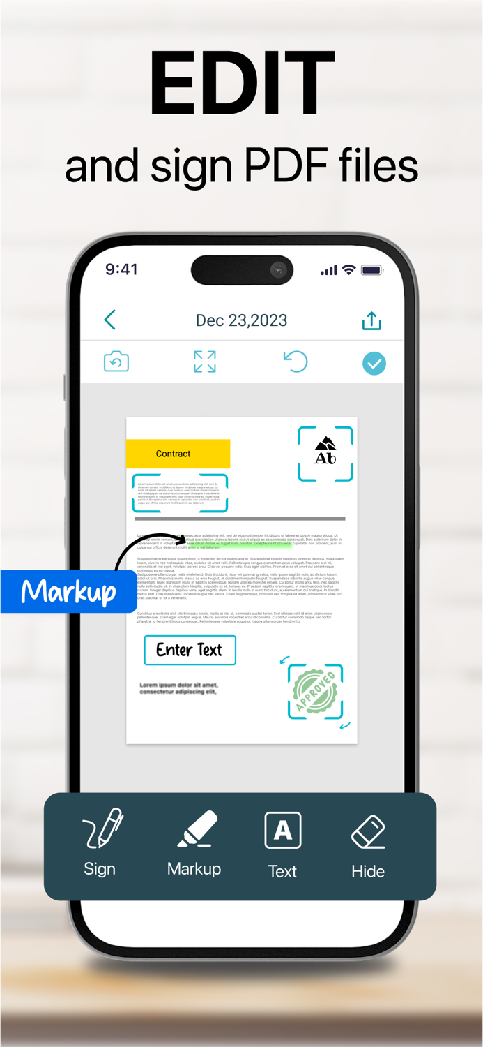 Scan to PDF Converter Scanner