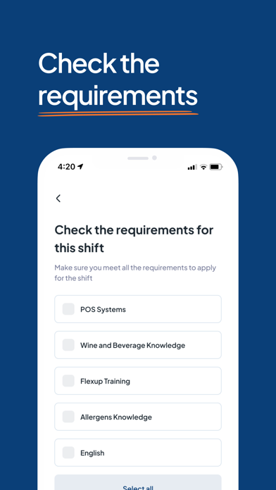 Flexup iPhone screenshot 5 - Business app
